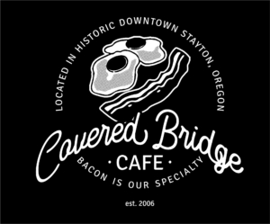 covered bridge logo black